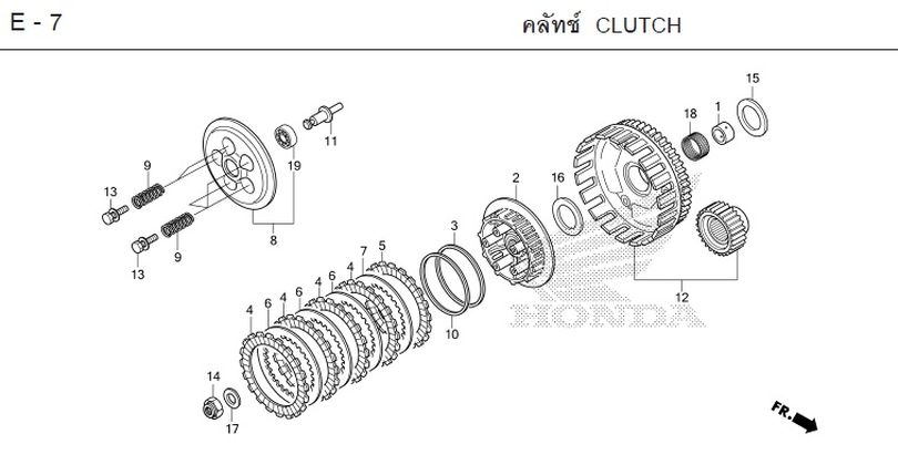 E-7 CLUTCH