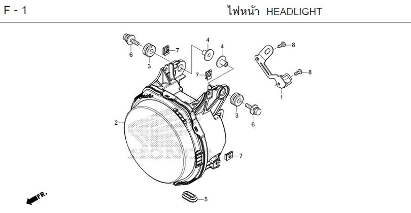 F-1 HEADLIGHT