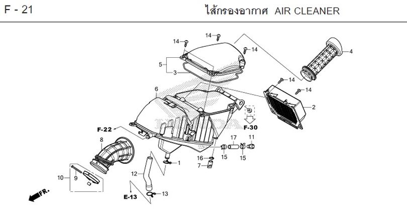 F-21 AIR CLEANER