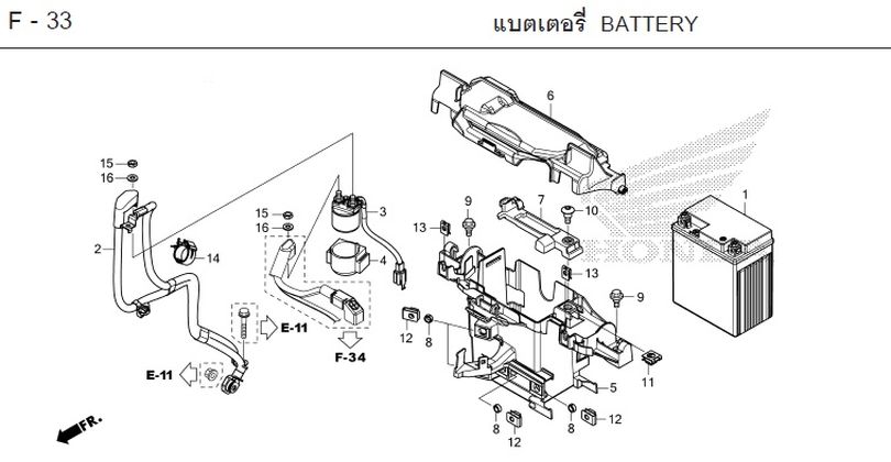 F-33 IF - 33 BATTERY