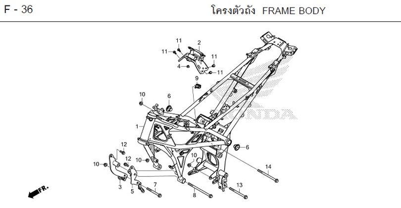 F-36 FRAME BODY