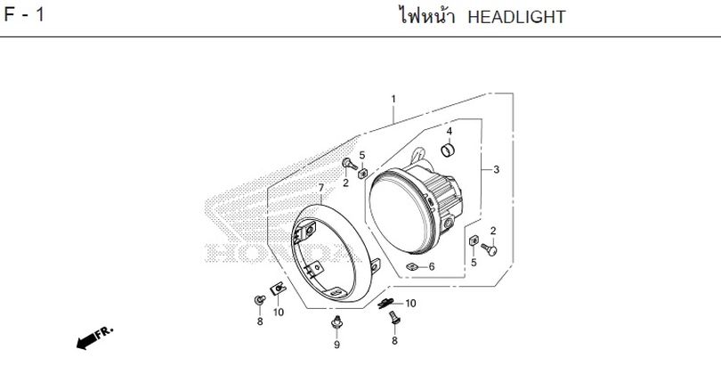 F-1 HEADLIGHT