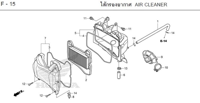 F-15 AIR CLEANER