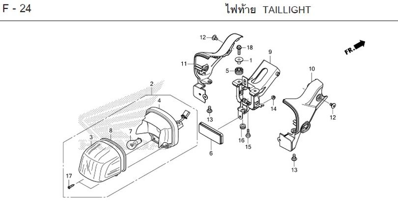 F-24 TAILLIGHT