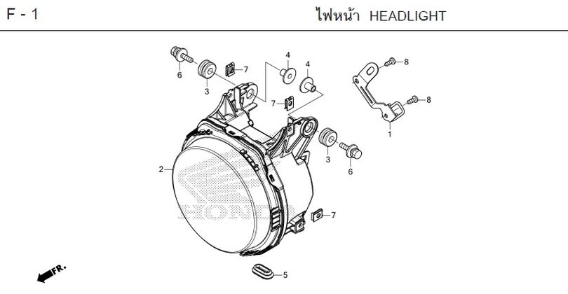 F-1 HEADLIGHT
