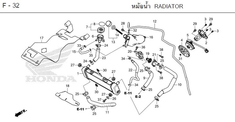 F-32 RADIATOR