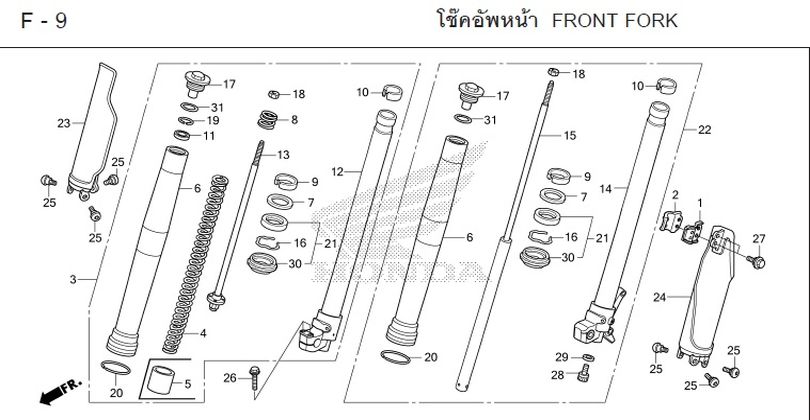 F-9 FRONT FORK