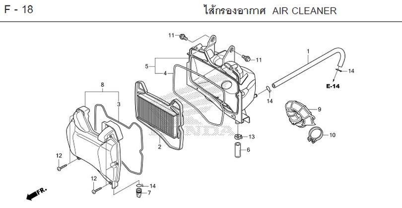 F-18 AIR CLEANER