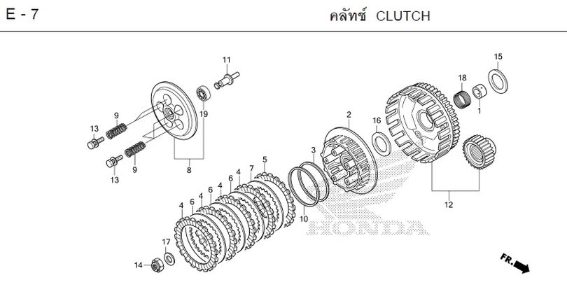 E-7 CLUTCH