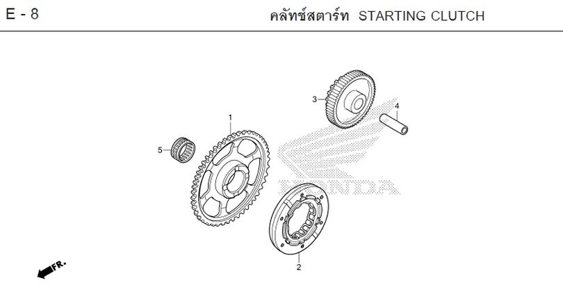 E-8 STARTING CLUTCH