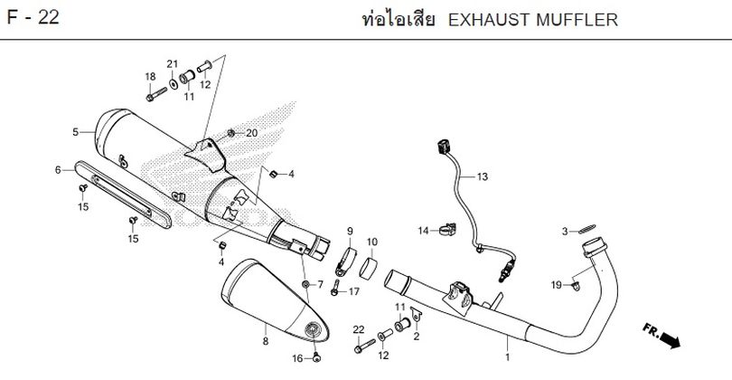 F-22 EXHAUST MUFFLER