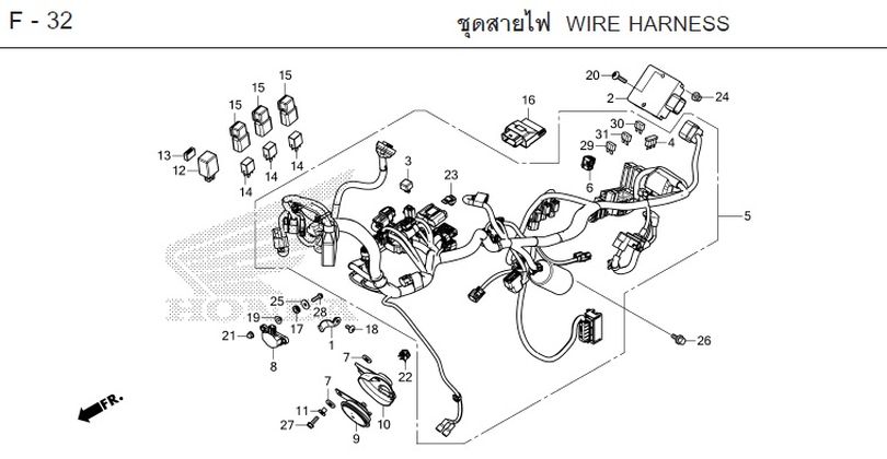 F-32 WIRE HARNESS