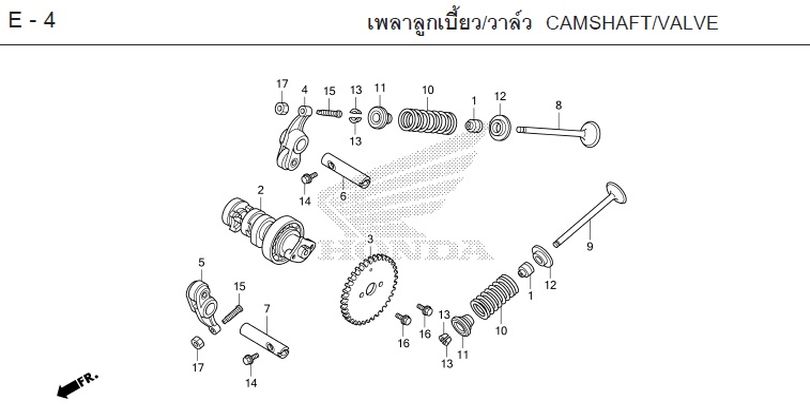 E-4 CAMSHAFT/VALVE