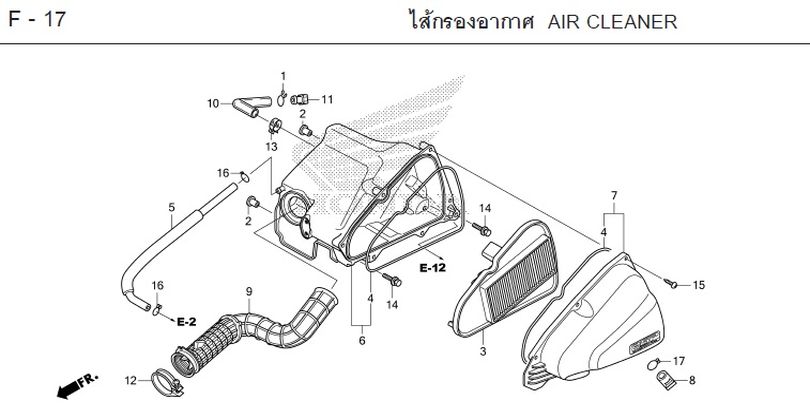 F-17 AIR CLEANER