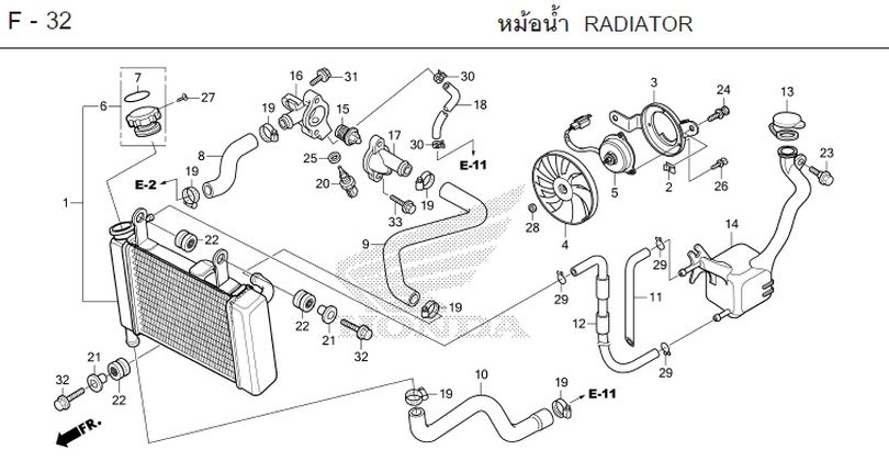 F-32 RADIATOR