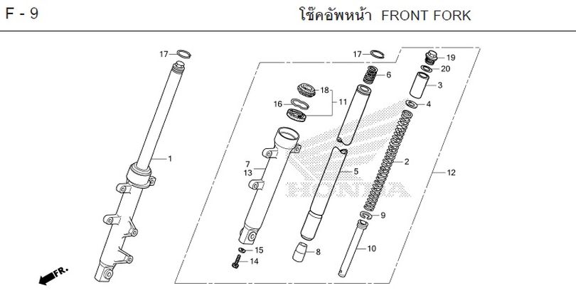 F-9 FRONT FORK