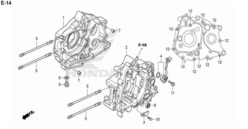 E-14 CRANKCASE