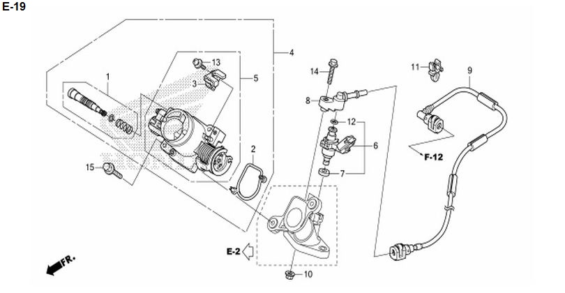 E-19 THROTTLE BODY