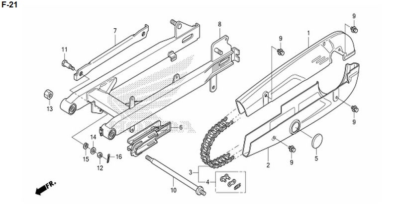 F-21 SWINGARM