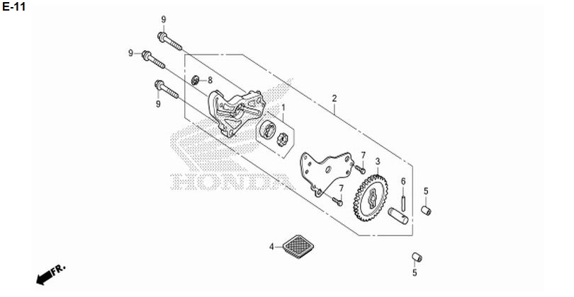 E-11 OIL PUMP