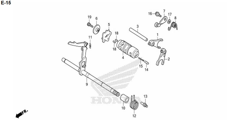E-15 GEARSHIFT DRUM