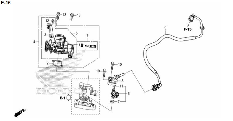 E-16 THROTTLE BODY