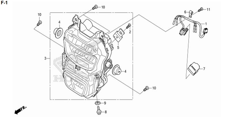 F-1 HEADLIGHT