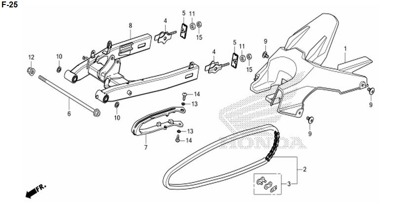 F-25 SWINGARM
