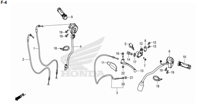 F-4 HANDLE LEVER/SWITCH/CABI