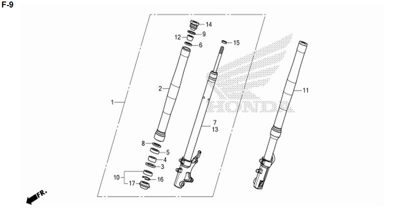 F-9 FRONT FORK