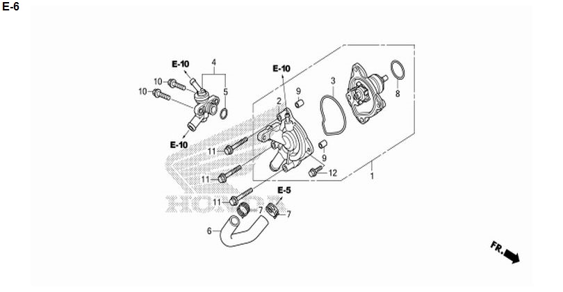 E-6 WATER PUMP