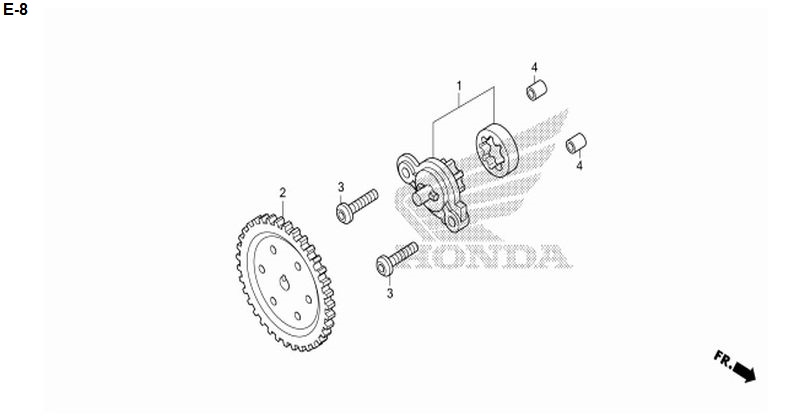 E-8 OIL PUMP