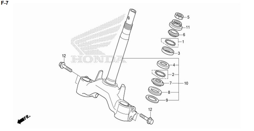 F-7 STEERING STEM