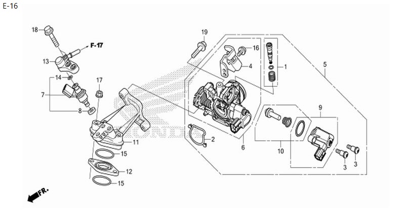 E-16 THROTTLE BODY