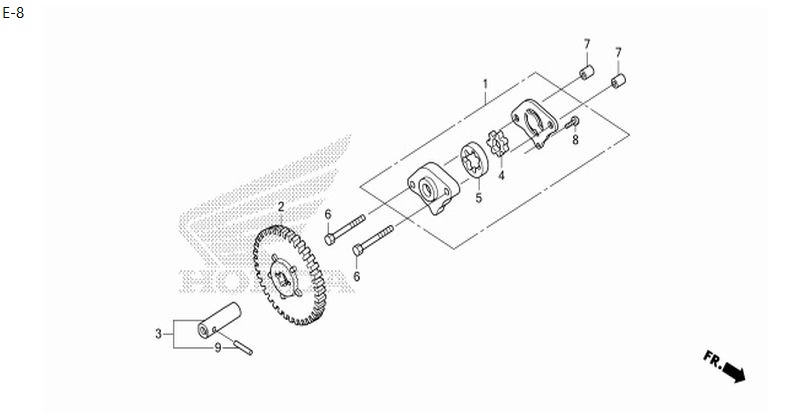 E-8 OIL PUMP