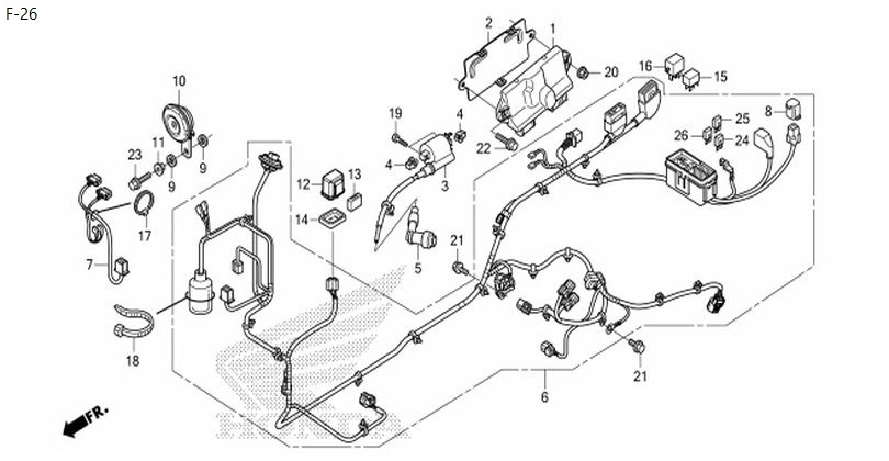 F-26 WIRE HARNESS