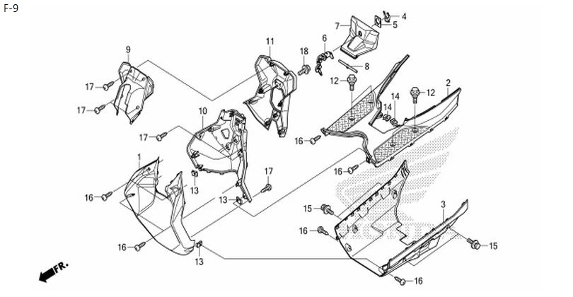F-9 FLOOR STEP