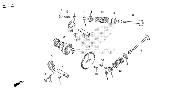 E-4 CAMSHAFT/VALVE