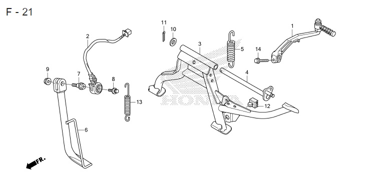 F-21 EXHAUST MUFFLER