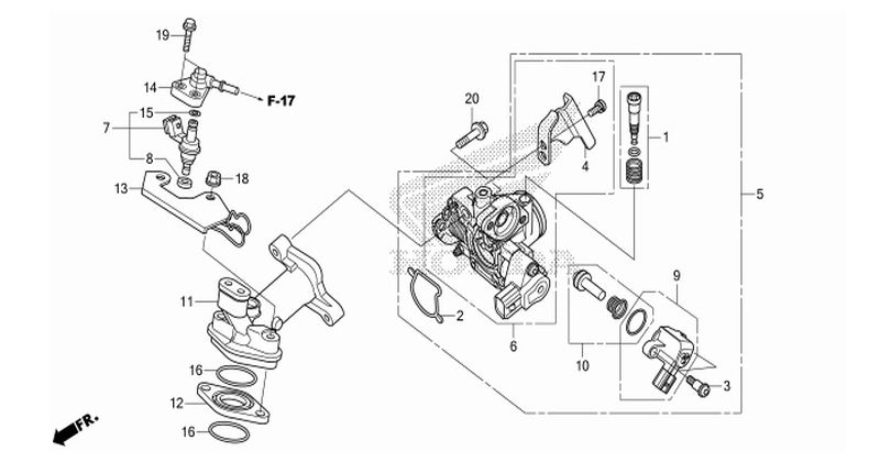 E-17 THROTTLE BODY