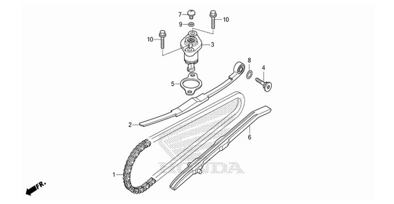 E-5 CAM CHAIN/TENSIONER