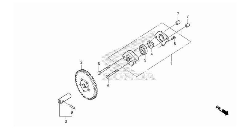 E-8 OIL PUMP