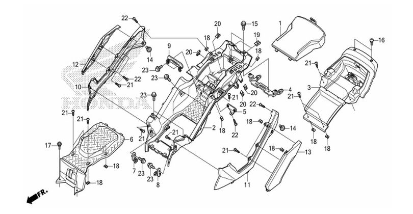 F-11 BODY COVER 190