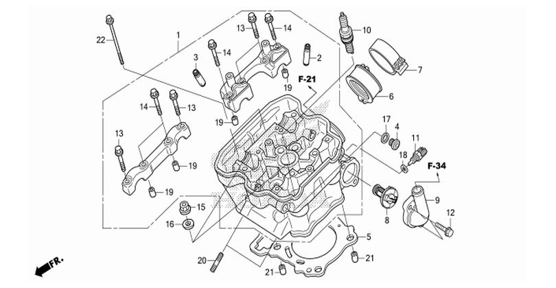 E-2 CYLINDER HEAD
