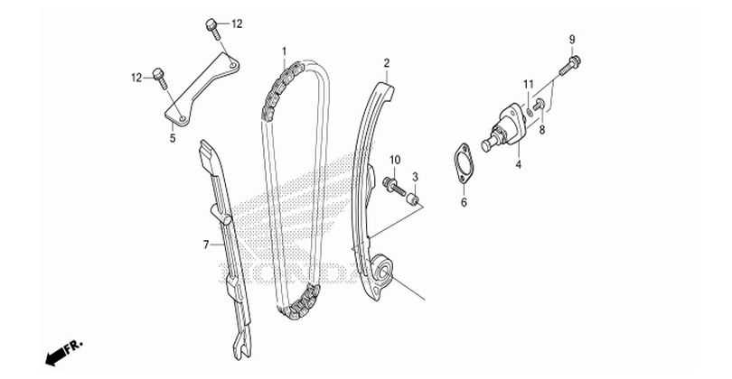 E-4 CAM CHAIN/TENSIONER