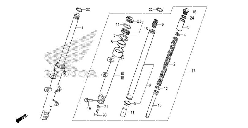 F-10 FRONT FORK