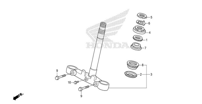 F-8 STEERING STEM