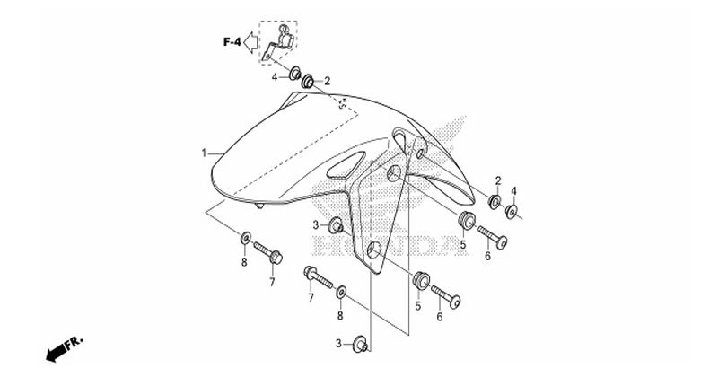F-9 FRONT FENDER