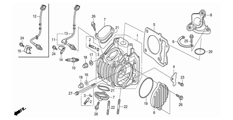 E-1 CYLINDER HEAD