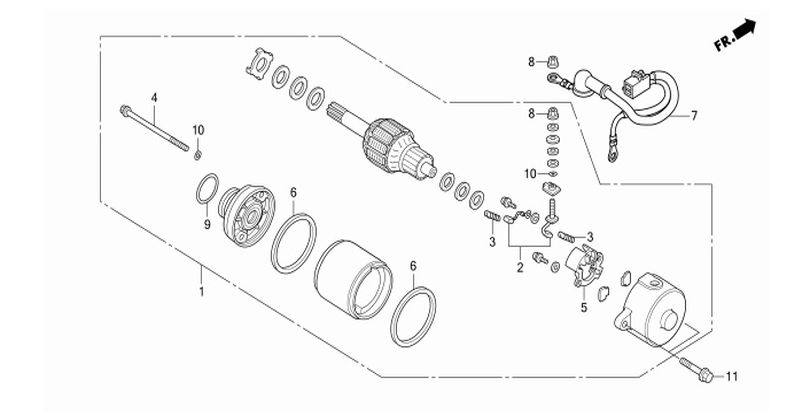 E-11 STARTER MOTOR
